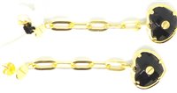 Earrings Facco Woman Cuore in Silver Pietre dure Z3048 - Z3048